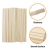 DOITEM Natural Extra Long Bamboo Wooden Craft Sticks 50 Pieces