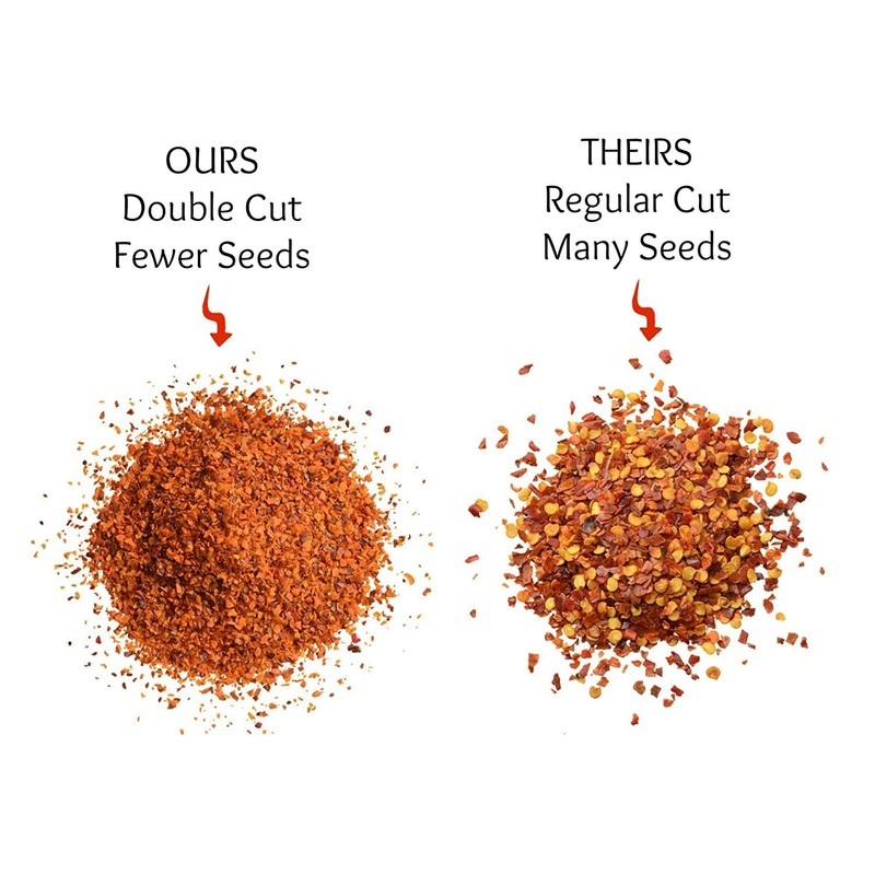 Double Cut Crushed Red Pepper - 12 oz. - Virtually