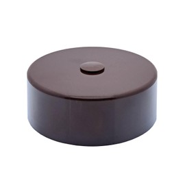 Junction Box Diameter 64 x 23 mm Including Mounting Accessories Surface-Mounted Box Canopy Brown