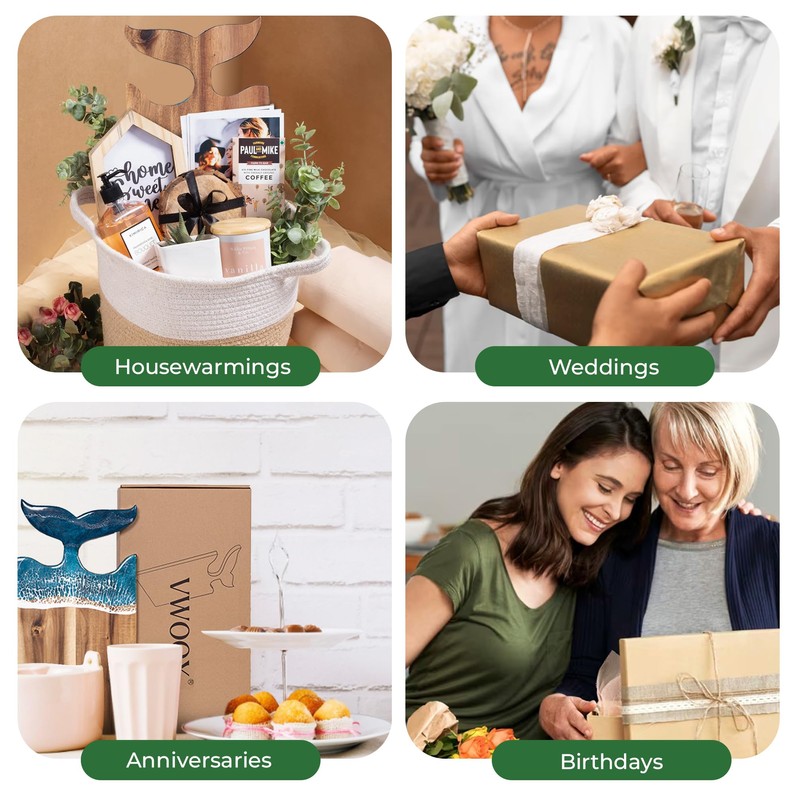 VWOOX Acacia Wood Cutting Board with Epoxy Resin Art, 18.1”x9.8”,