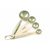 Crestware Heavy Duty Stainless Steel Measuring Spoon Set 1/4 Teaspoon,