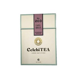 Tea Sticks CelebiTEA Cerevity Box of 6 Flavored Tea btea (Earl Grey)