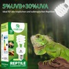 REPTI HOME Reptile UVB Lamp Terrarium, 13 W UVA UVB