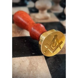 Square & Compasses Masonic Wax Seal