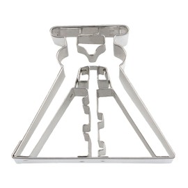 Staedter Coalmine Tower Shape Cookie Cutter, Silver