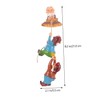 Levemolo 1 Set Creative Climbing Gnome Statue Pendant Resin Garden