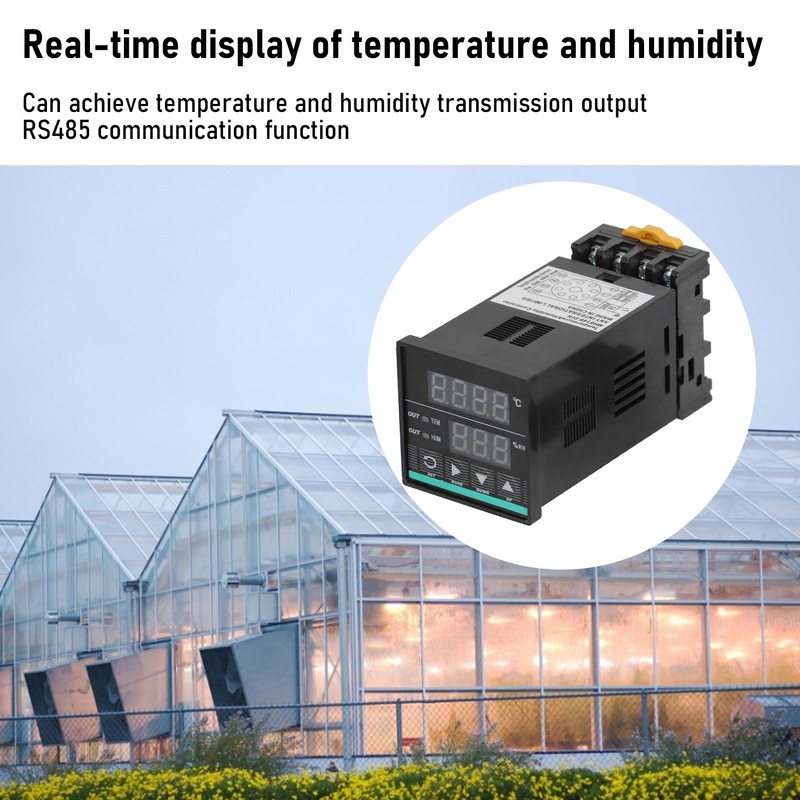 Temperature Humidity Controller High Accuracy Digital Smart Monitor MH0348-DIN AC85‑265V
