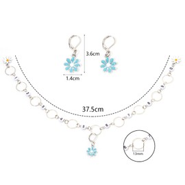 DoreenBeads 3Pcs Knitting Row Counter Chains, Alloy Enamel Stitch Markers for Crocheting Sewing Knitting Row Counter Chains Row Counting Accessories