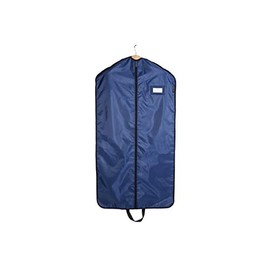 Covermates Keepsakes Garment Bag - Premium Polyester - Full Length Zipper - ID Window - Carrying Handles - Closet Storage - Blue