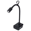 LED Work Light Cordless Gooseneck Lamp 3 Modes Dual USB