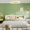 JiffDiff 3D Green Embossed Wallpaper Peel and Stick Wall Paper