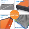 EExpanding File Folder,Fun Storage Document Organiser Box Files,13 Pockets Zip