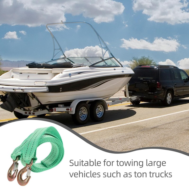 iplusmile Heavy Duty Tow Ropes Car Dolly Hook 5t Capacity
