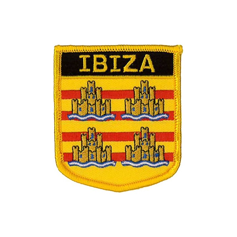 klicnow Ibiza Shield Patch 7cm x 6cm