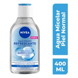 Agua Micelar Nivea Piel Normal Complejo Aminoácido 400 Ml