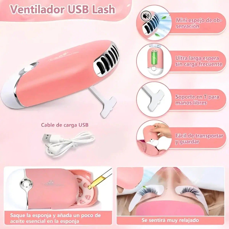 Kit Profesional de Extensiones de Pestañas con Maniquí de Práctica