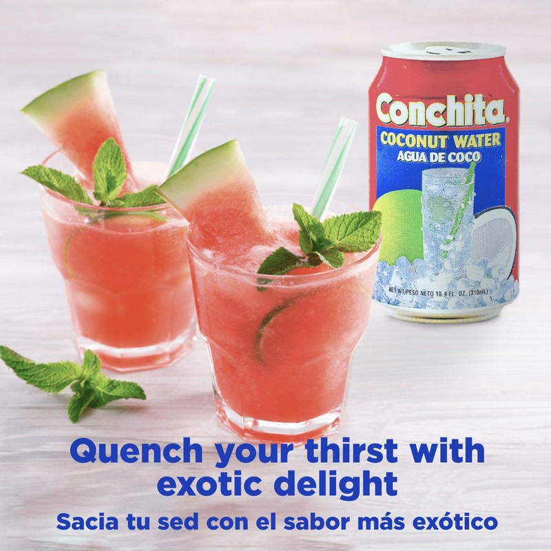 Conchita Coconut Water - Refreshing Tropical Drink - 10.4 oz