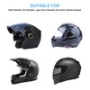 Motorcycle Helmet Bluetooth Headset Speakers with Good Sound,Loud,50 Hours Use,Large