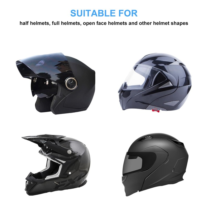 Motorcycle Helmet Bluetooth Headset Speakers with Good Sound,Loud,50 Hours Use,Large