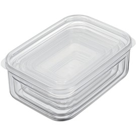 Iwasaki Industrial Micro Clear Food Case, Large, Natural, Multi