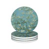 Van Gogh Almond Blossoms Round 4" Cup Coasters Set of