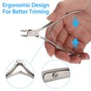 Mudder 3 Pack Silver Cuticle Trimmer Nippers Cutter Tool Stainless