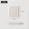 Marna K686W Ecocarat Toast Plate (Diatomaceous Earth-Free, White) Bread Enjoy