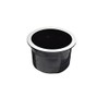FR Replacement Cup Holder with Brushed Aluminum Lip for Recliners