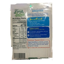 Concord Foods Chocolate Banana Smoothie Mix, 1.3 oz Pouch (VALUE Pack of 18 Pouches)