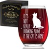 Cat Wine Glasses for Women & Men - Charming Gift