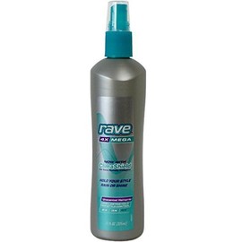 Rave 4X Mega Hairspray with Clima Shield, Unscented 11 oz (Pack of 3) by Rave
