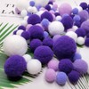 Pack of 500 Colourful Pompoms for Crafts, Colourful Pompoms, 10/15/20/25/30