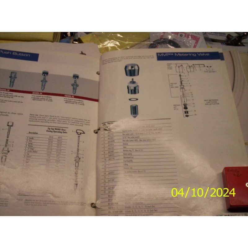 Chicago Faucet 669 RKCCP Metering Valve Kit, COLD Handle