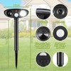 4Pack Ultrasonic Raccoon Repellent Outdoor Solar Animal Repellent with Motion