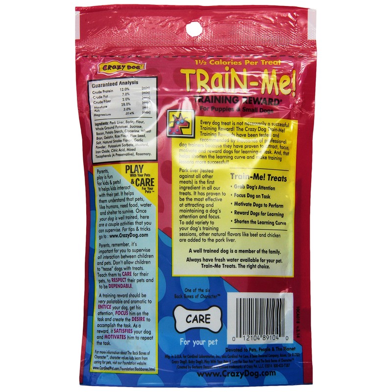 Crazy Dog Train-Me! Training Reward Mini Dog Treats