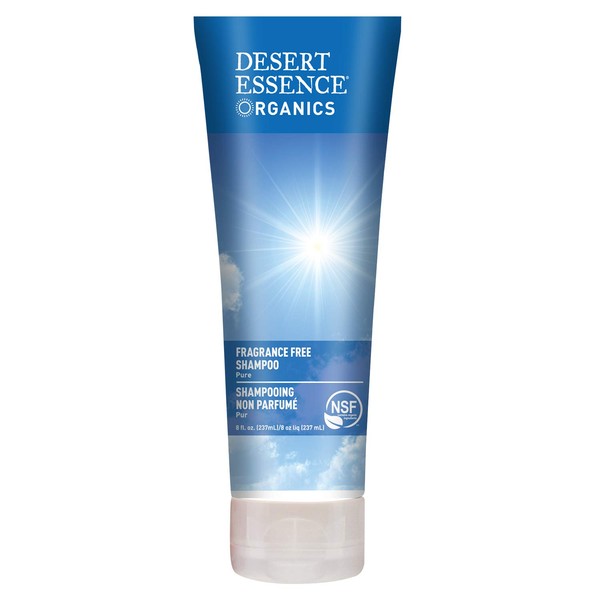 Desert Essence Shampoo Fragrance Free Org, 8 oz