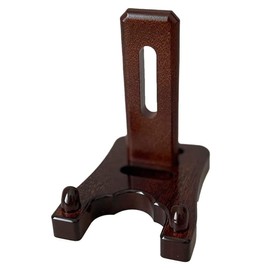 Wanizo Wooden Plate Stand, Kishu, Backrest Type, For Plates, 4.7 - 7.1 inches (12 - 18 cm), Small Plates, Plates, Picture Frame, Awards, Hereditage, Ceramic, Book Stand, Made in Japan, Spine No. 4, WR)