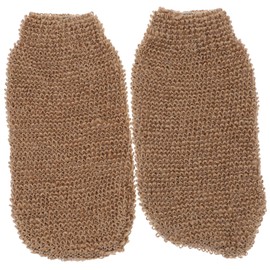 SAFIGLE 2Pcs Body Massage Gloves Durable Exfoliating Bathing Mitts for Deep Skin Cleansing Reusable Shower Accessories for Home and Indoor Use for Arms Legs and Back
