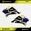 Factory EFX Yellow & Blue Racing Graphics Kit fits Suzuki