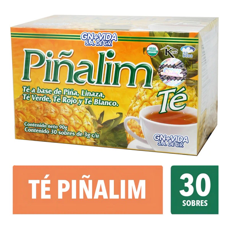 Piñalim Piña Linaza Verde Rojo Blanco Sobres Vida