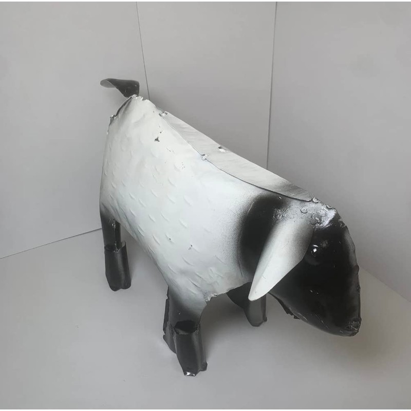 Decorative Rustic Metal Sheep - Metal Art