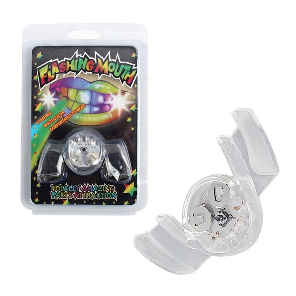 Mouthlight Flashing Teeth LED Piece Light Braces Party Halloween Novelty