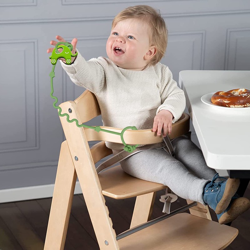Toy Straps for Baby,RTMOK Silicone Setpacifier Clip,Applies to Car Seat