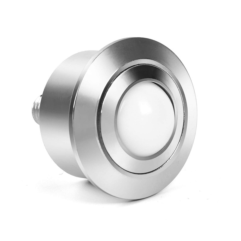 Roller Ball Transfer Bearing Casters - 1 Inch Diameter, M12