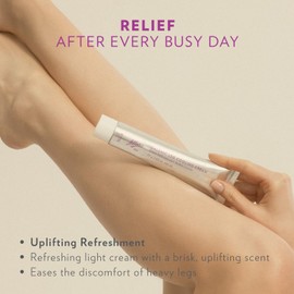 Alba Galenic Leg Cooling Cream - Refreshing Relief for Tired Legs | Vegan, Natural