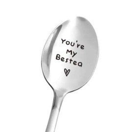 Christmas Spoon Gifts for Friend Birthday Gifts for Bestie BFF Gifts for Best Friend Friendship Spoons for Men Women You're My Bestea Spoons for Friends