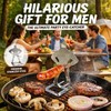2 supporti per salsicce per barbecue, in acciaio inossidabile, regalo