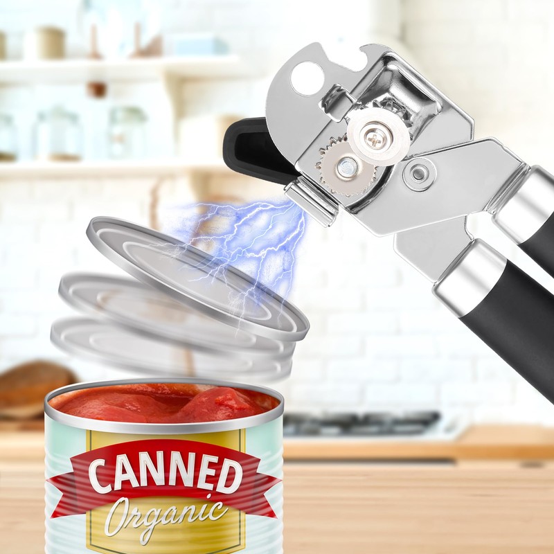 Can Opener, 3 in 1 Stainless Steel Tin Openers with