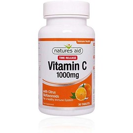 Natures Aid Natures Aid Vitamin C 1000mg Time Release with Citrus Bioflavonoids 30 Tabs 6PK