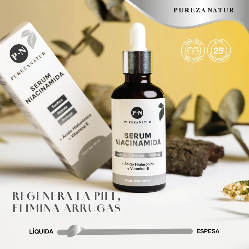 Pureza Natur Serum Niacinamida B3 + Vitamina E y Ácido